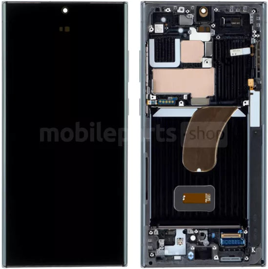 Ecran Complet Noir Galaxy S23 Ultra Original Service pack (S918B)