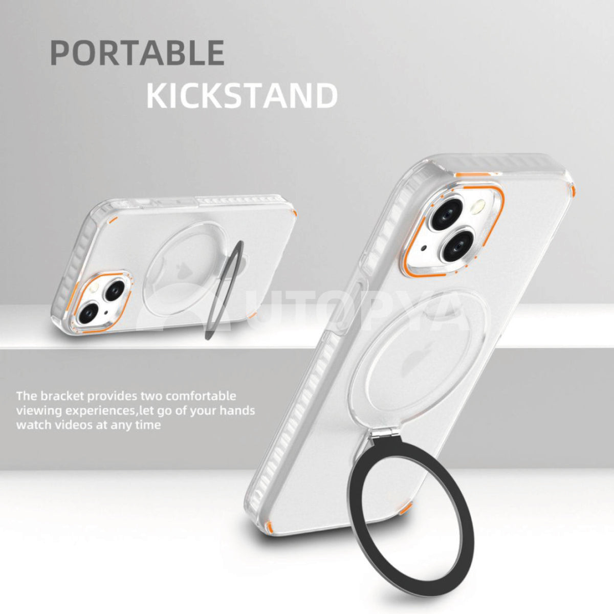 Coque Metal Ring MagSafe iPhone 17