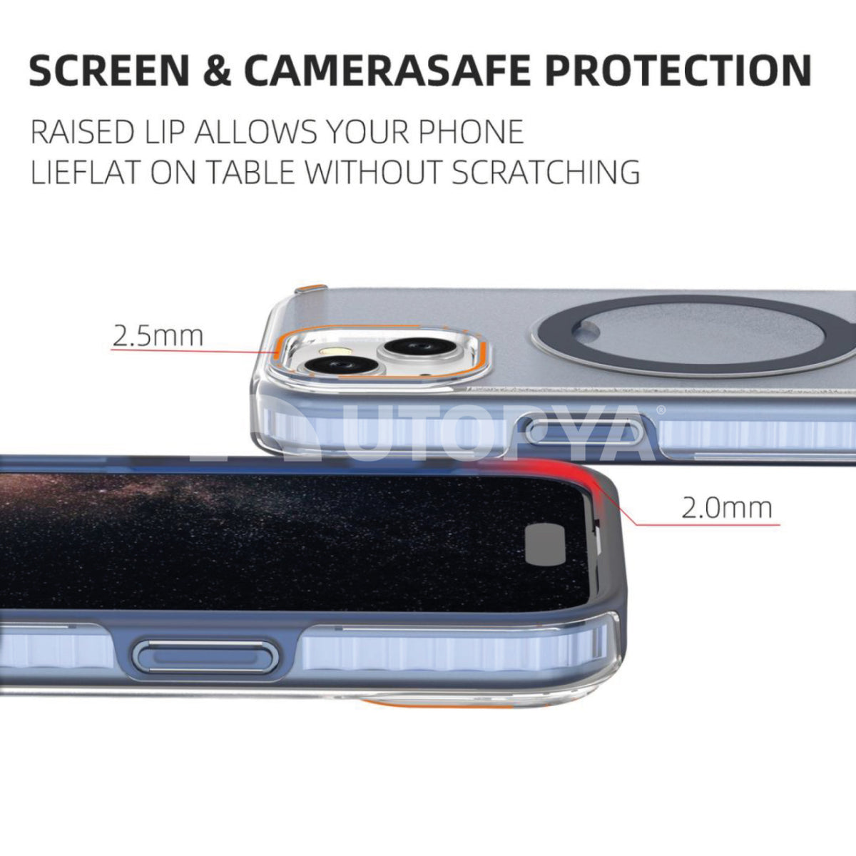 Coque Metal Ring MagSafe iPhone 17