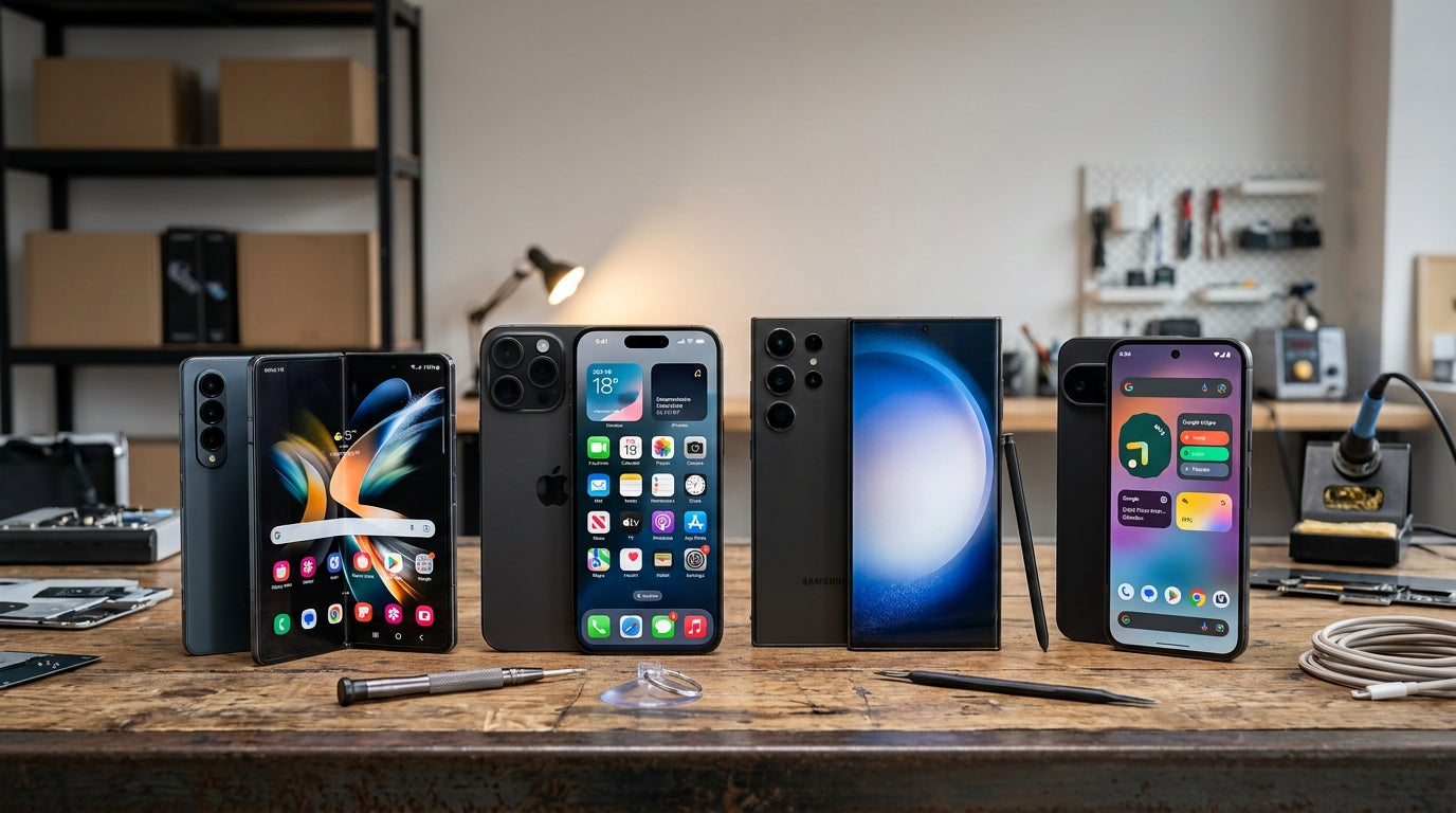 Les appareils reconditionnés ou neufs à l'atelier