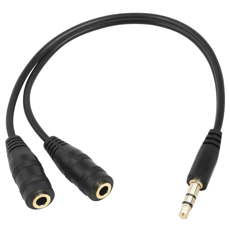 Adaptateur Jack Audio Stéréo 3,5mm Y