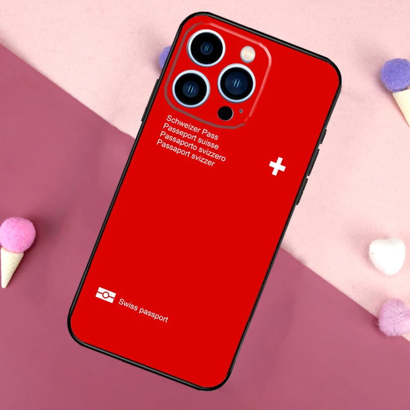 Coque iPhone Drapeau Suisse 🇨🇭