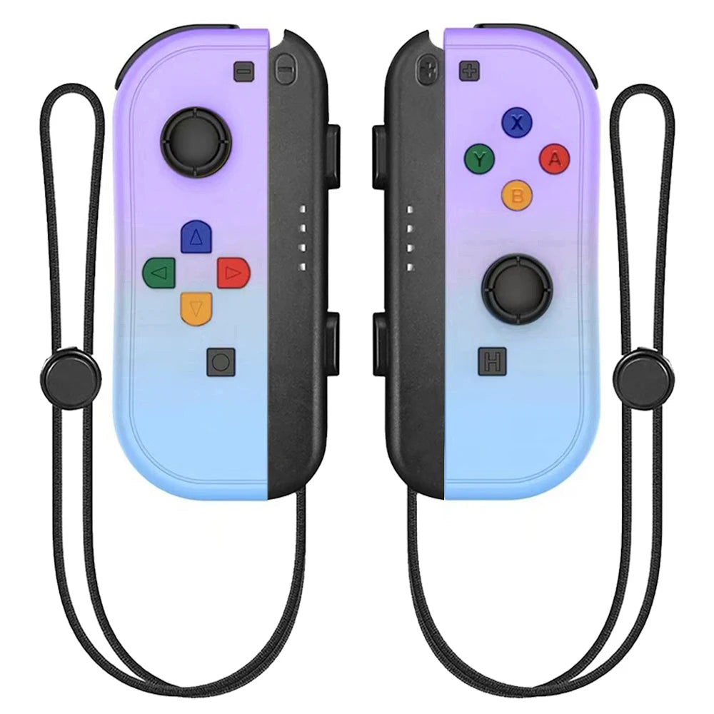 Manettes Joy-Con Bluetooth Sans Fil pour Nintendo Switch / OLED / Lite – Vibration, Turbo & Wake-Up