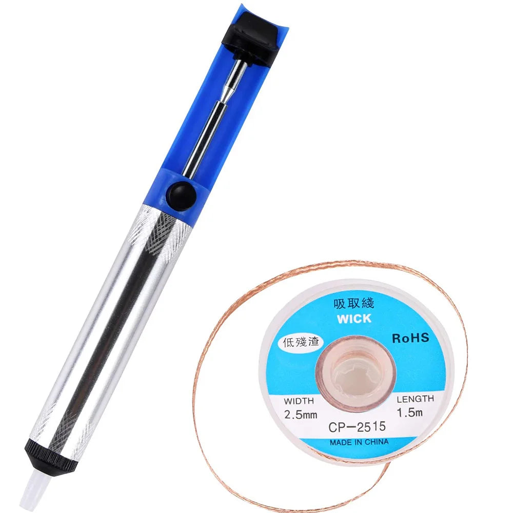 Kit de Dessoudage XMSJ – Pompe à Vide Haute Pression et Tresse à Dessouder