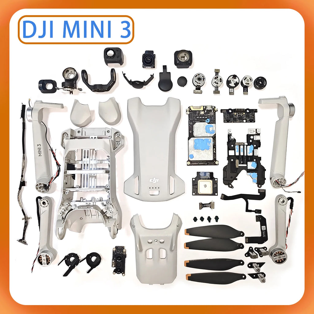 Kit de Réparation pour DJI Mini 3 (MIN3) – Moteurs et Bras Axiaux – Pièce Détachée d'Origine FIX OFF