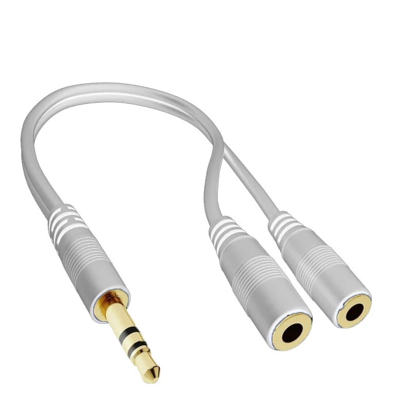 Adaptateur Jack Audio Stéréo 3,5mm Y