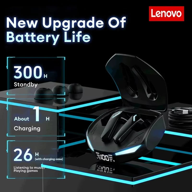 Lenovo XT53 – Écouteurs Bluetooth 5.4 Gaming & Musique 🎧