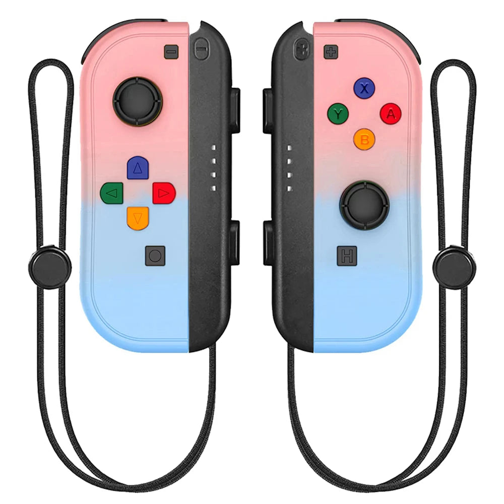 Manettes Joy-Con Bluetooth Sans Fil pour Nintendo Switch / OLED / Lite – Vibration, Turbo & Wake-Up