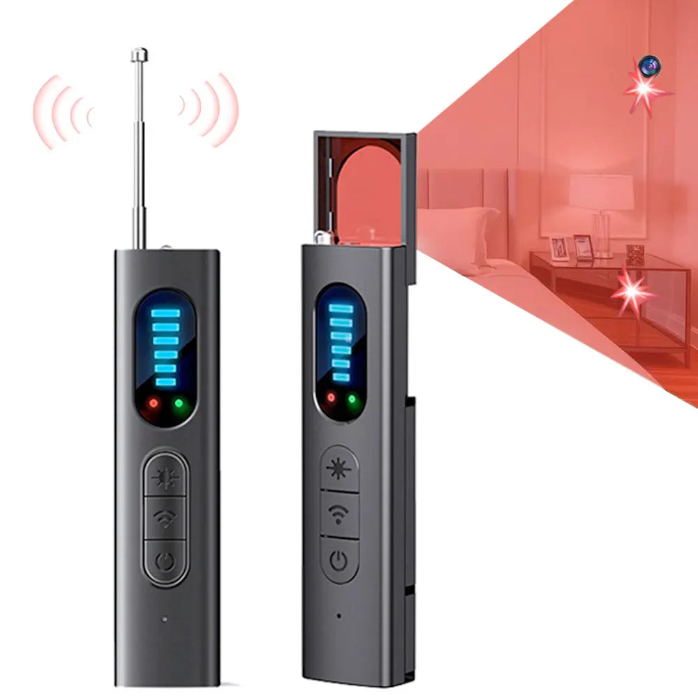 Détecteur de Caméra et de GPS Cachés – Scanner Infrarouge LED Portable. Protection de Vie Privée, Surveillance et Espionnage