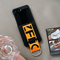 Coque Samsung Galaxy Z Flip 5 / 6 / 7 – Ultra Fine Mate Antichoc avec Anneau & Dragonne Nylon