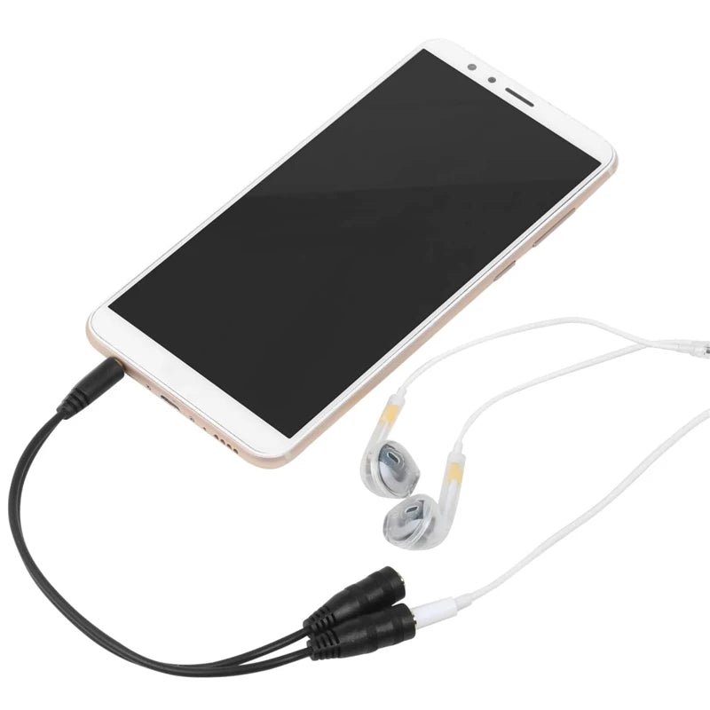 Adaptateur Jack Audio Stéréo 3,5mm Y