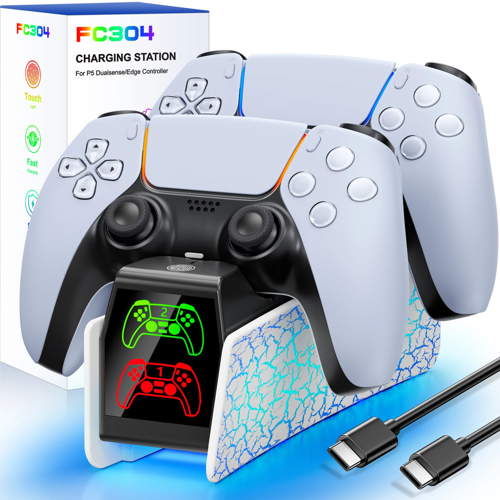 Station de Charge Rapide PS5 – Double Manette avec Indicateur LED 🎮