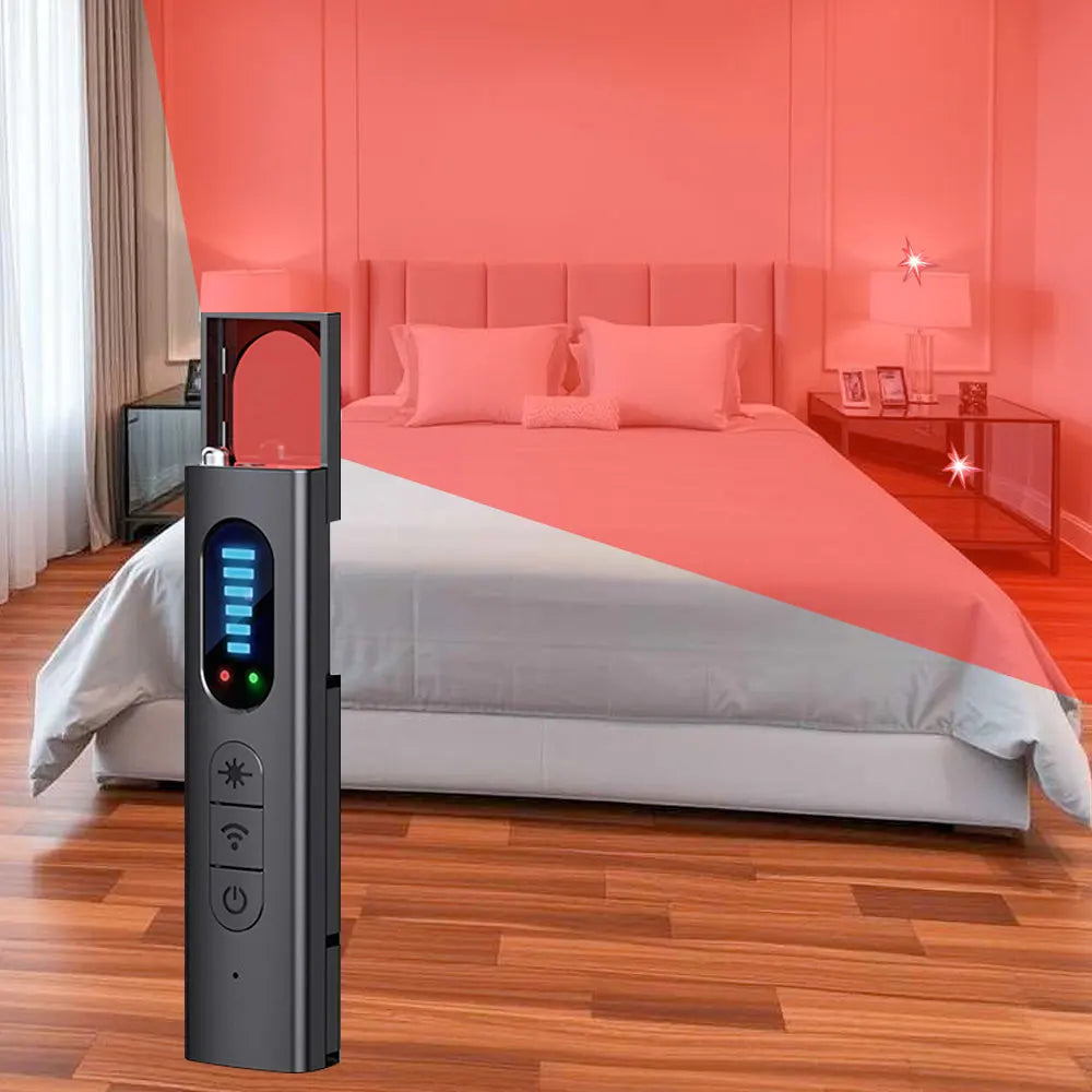 Détecteur de Caméra et de GPS Cachés – Scanner Infrarouge LED Portable. Protection de Vie Privée, Surveillance et Espionnage