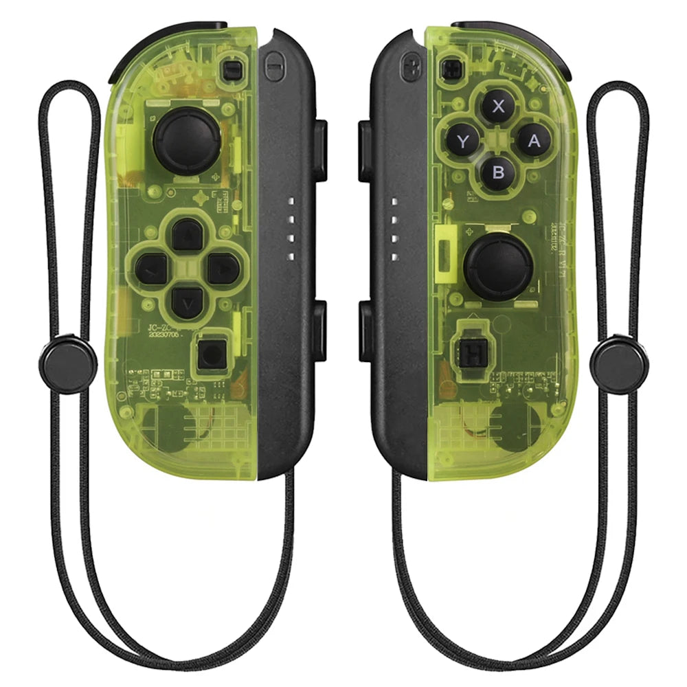 Manettes Joy-Con Bluetooth Sans Fil pour Nintendo Switch / OLED / Lite – Vibration, Turbo & Wake-Up