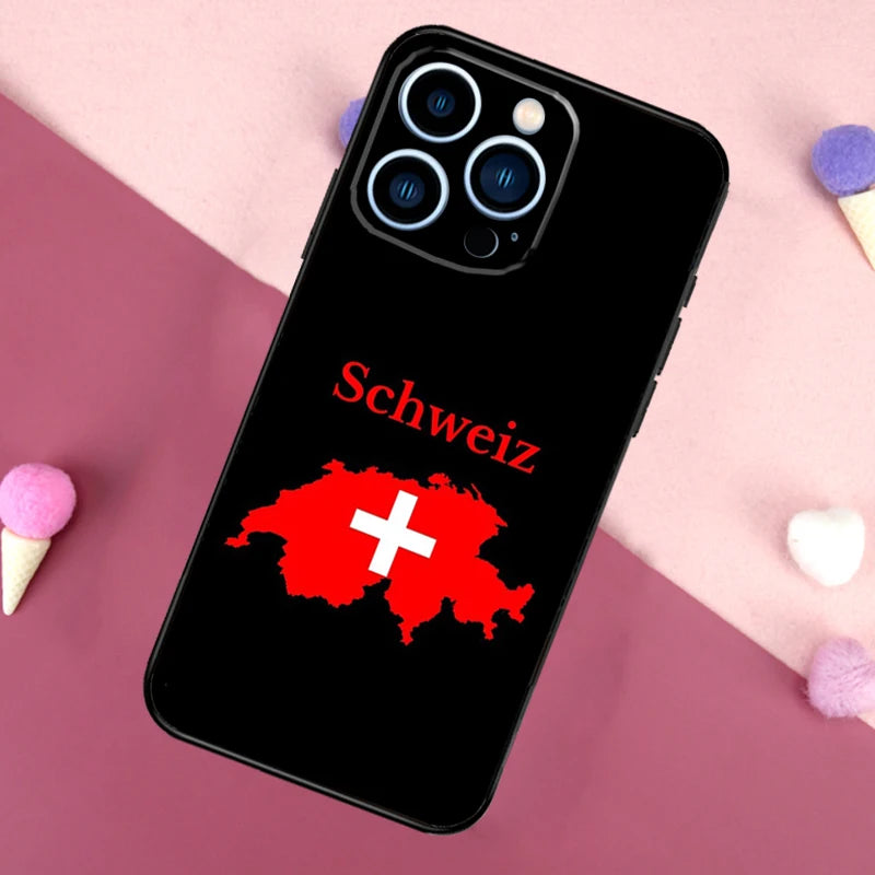 Coque iPhone Drapeau Suisse 🇨🇭