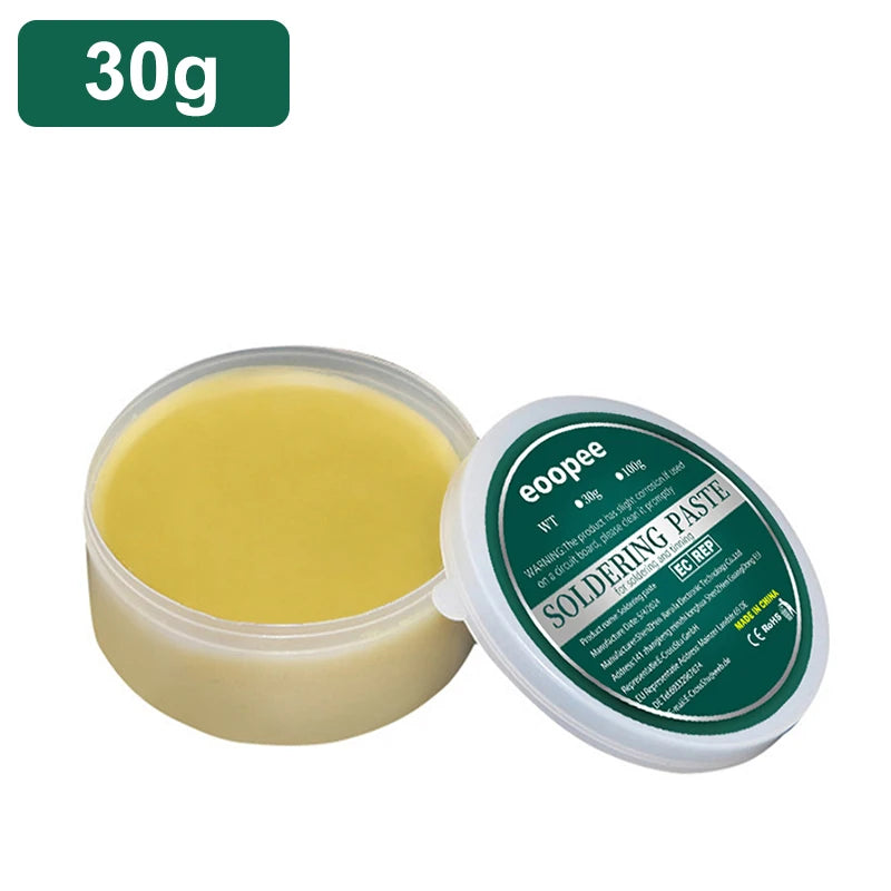 Pâte à Souder (Flux) eoopee – Sans Plomb, Haute Performance (10g/30g/100g)