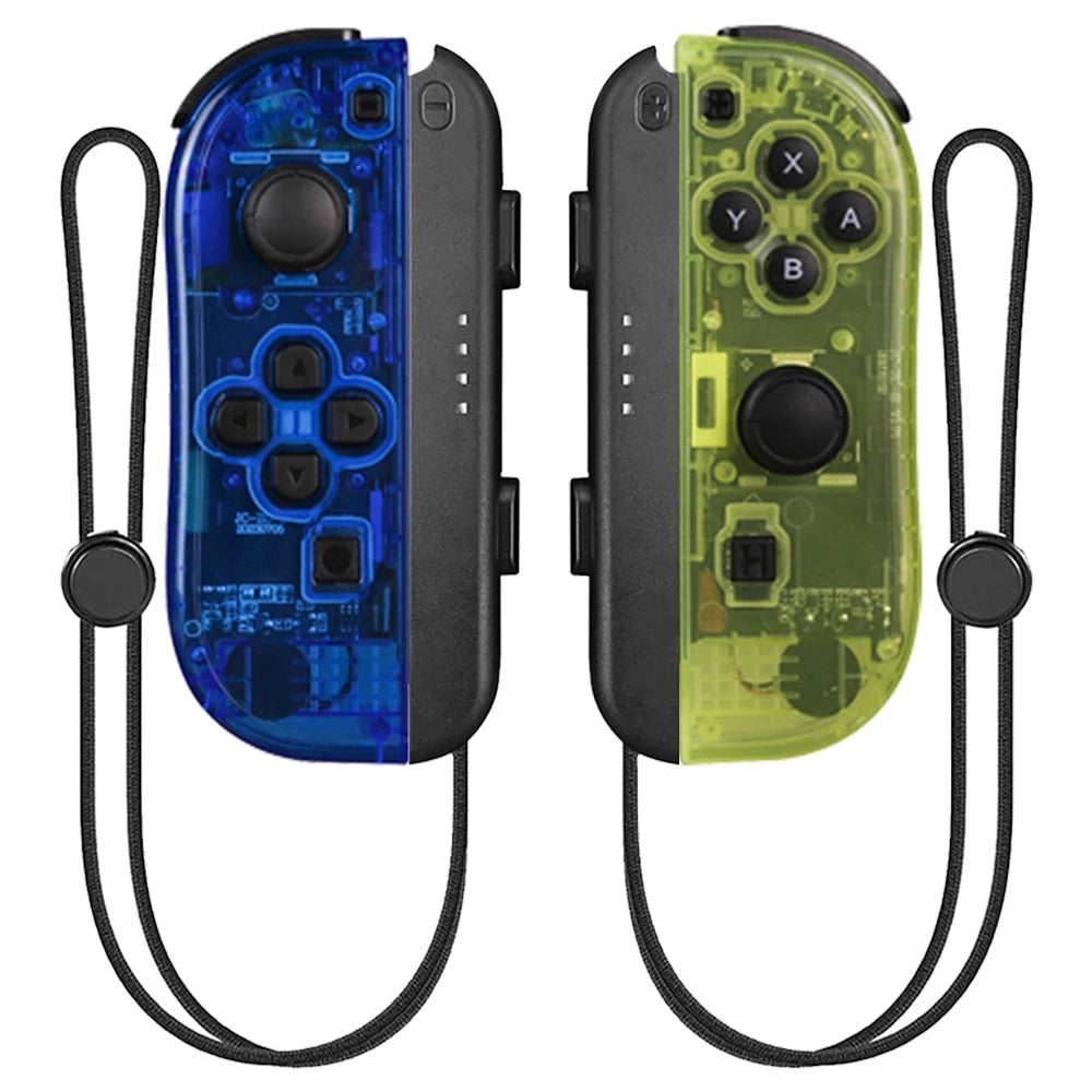 Manettes Joy-Con Bluetooth Sans Fil pour Nintendo Switch / OLED / Lite – Vibration, Turbo & Wake-Up