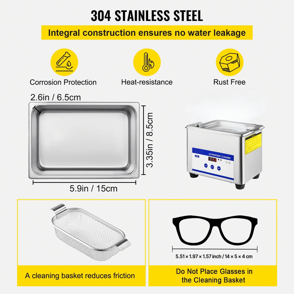 Bain à Ultrasons SucceBuy 800ml