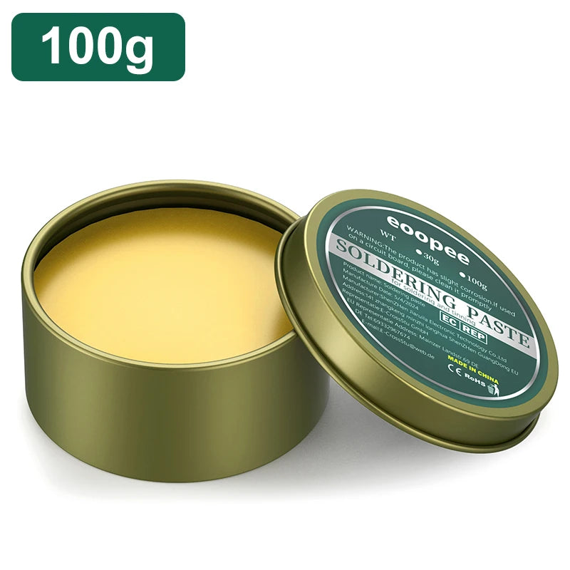 Pâte à Souder (Flux) eoopee – Sans Plomb, Haute Performance (10g/30g/100g)
