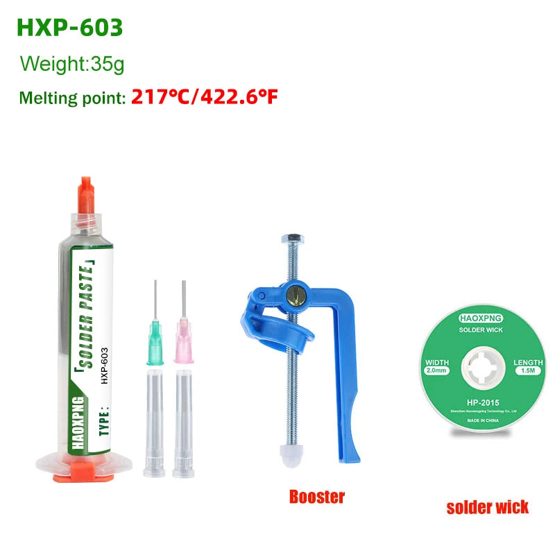 Pâte à Braser HAOXPNG - Haute Qualité pour Réparation SMD et LED