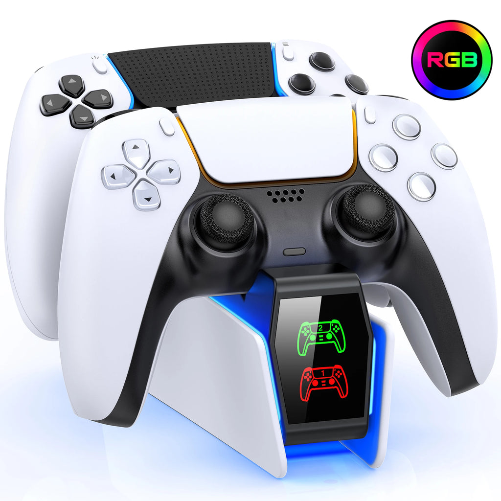 Station de Charge Rapide PS5 – Double Manette avec Indicateur LED 🎮