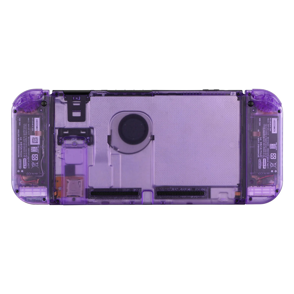 Coque Complète Transparente eXtremeRate pour Nintendo Switch + Boutons – Kit Customisation Joy-Con & Console