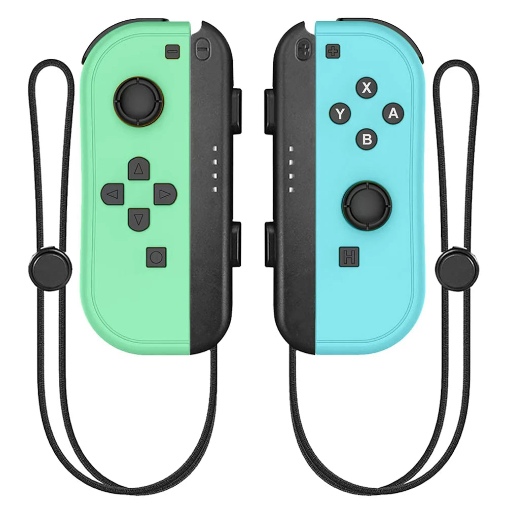 Manettes Joy-Con Bluetooth Sans Fil pour Nintendo Switch / OLED / Lite – Vibration, Turbo & Wake-Up