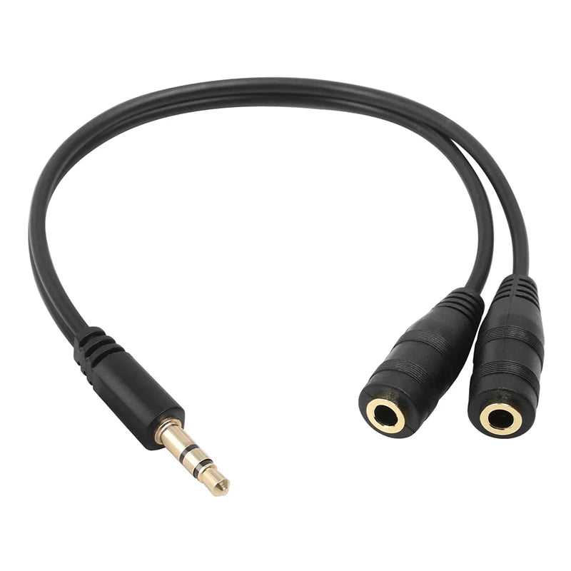 Adaptateur Jack Audio Stéréo 3,5mm Y