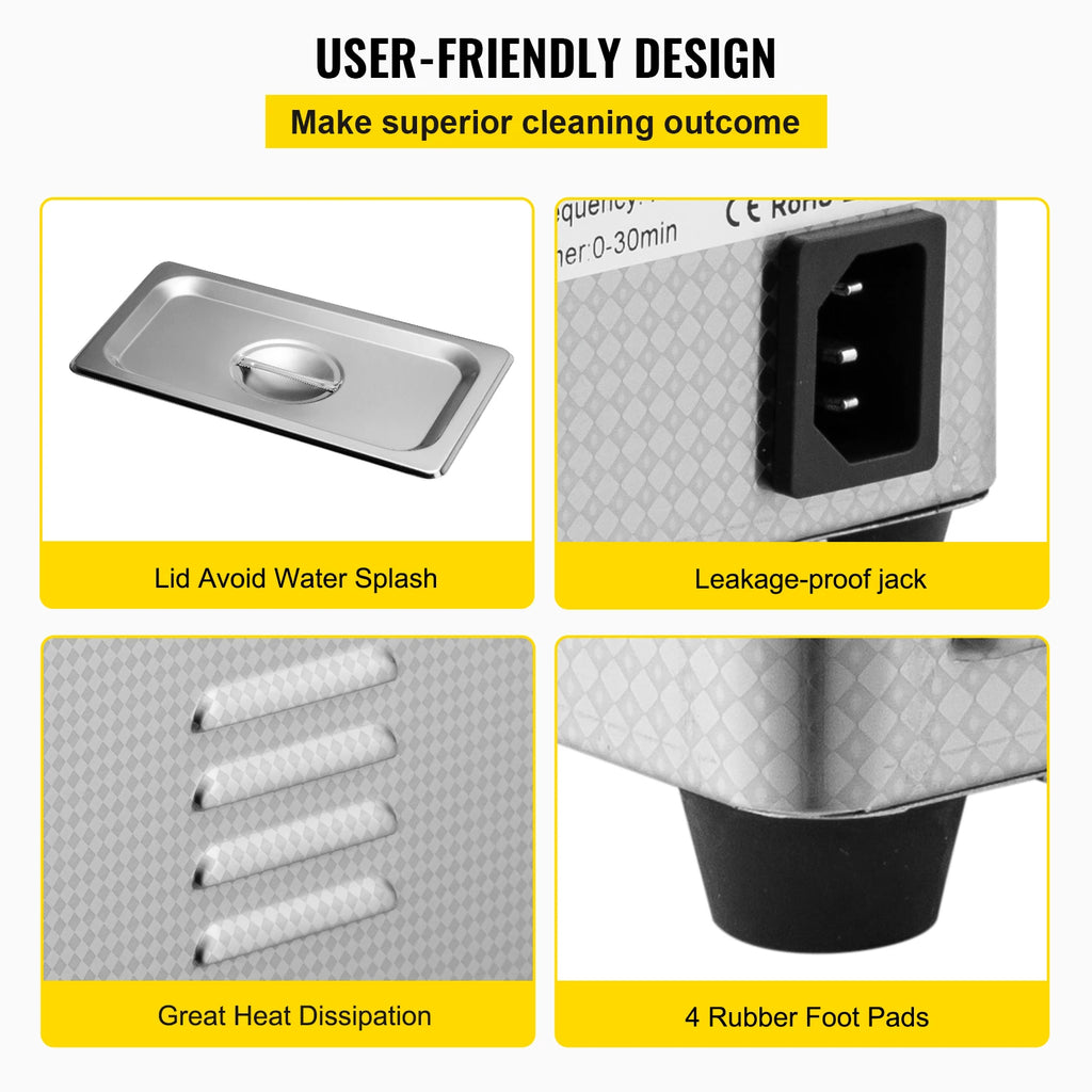 Bain à Ultrasons SucceBuy 800ml