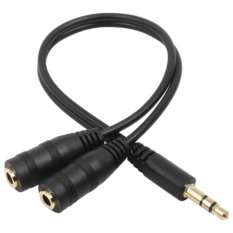 Adaptateur Jack Audio Stéréo 3,5mm Y