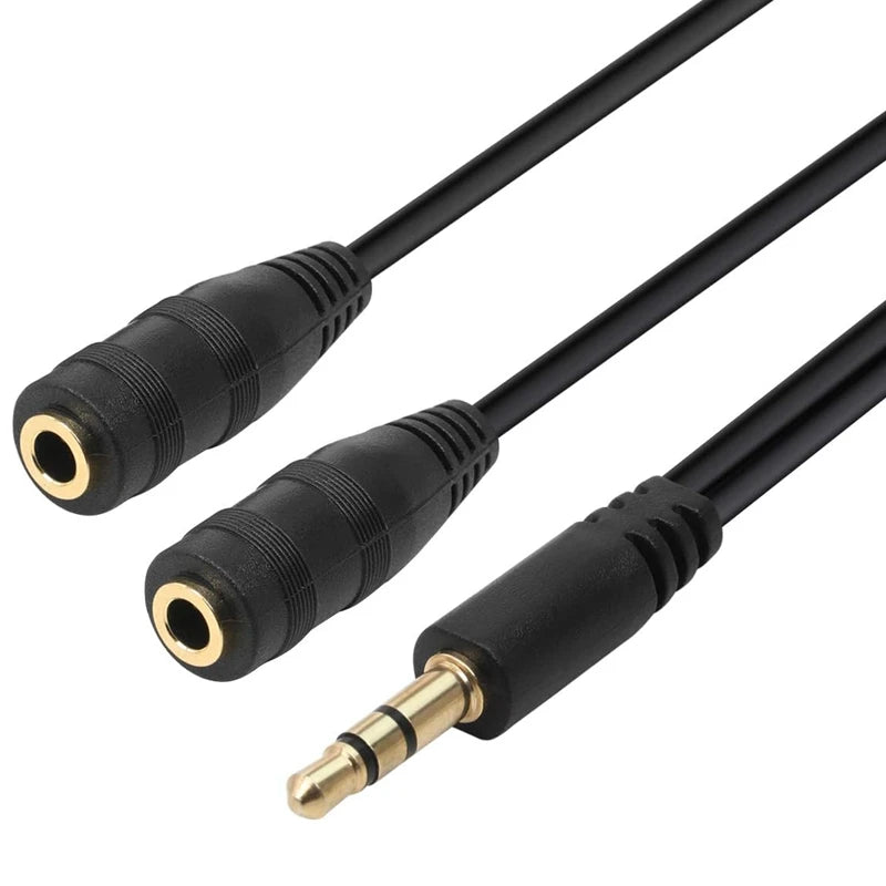 Adaptateur Jack Audio Stéréo 3,5mm Y