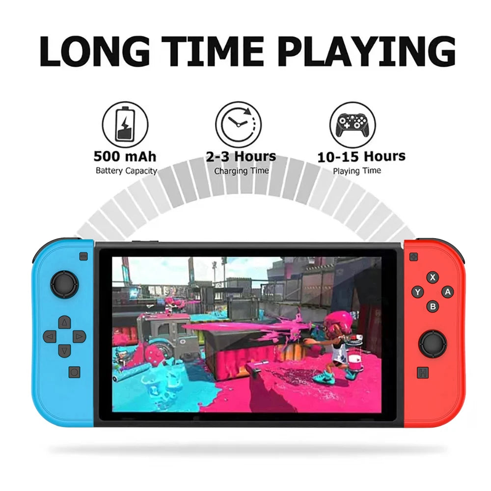 Manettes Joy-Con Bluetooth Sans Fil pour Nintendo Switch / OLED / Lite – Vibration, Turbo & Wake-Up