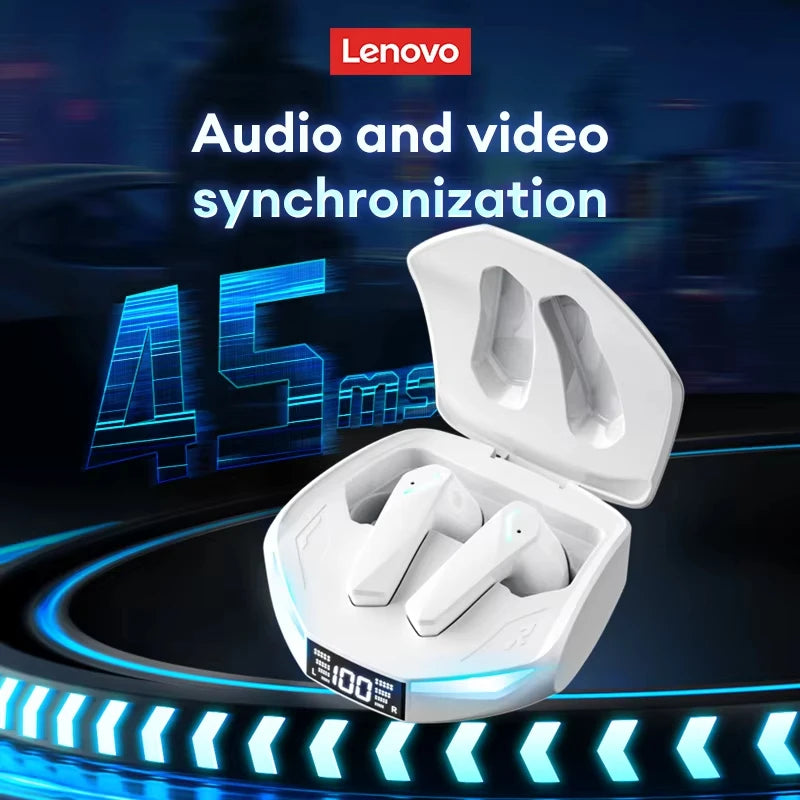 Lenovo XT53 – Écouteurs Bluetooth 5.4 Gaming & Musique 🎧