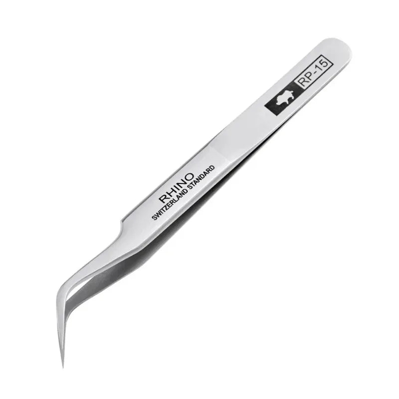 Pinces Brrucelles de Précision Japan Rhino – Jeu de 6 Pinces en Acier Inoxydable – Anti-magnétiques, Anti-acide – Pour Électronique, Réparation, Artisanat (RP-10 à RP-15)