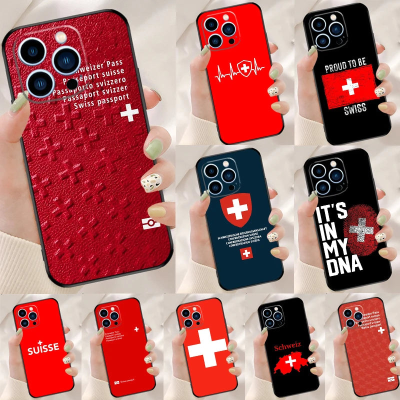 Coque iPhone Drapeau Suisse 🇨🇭