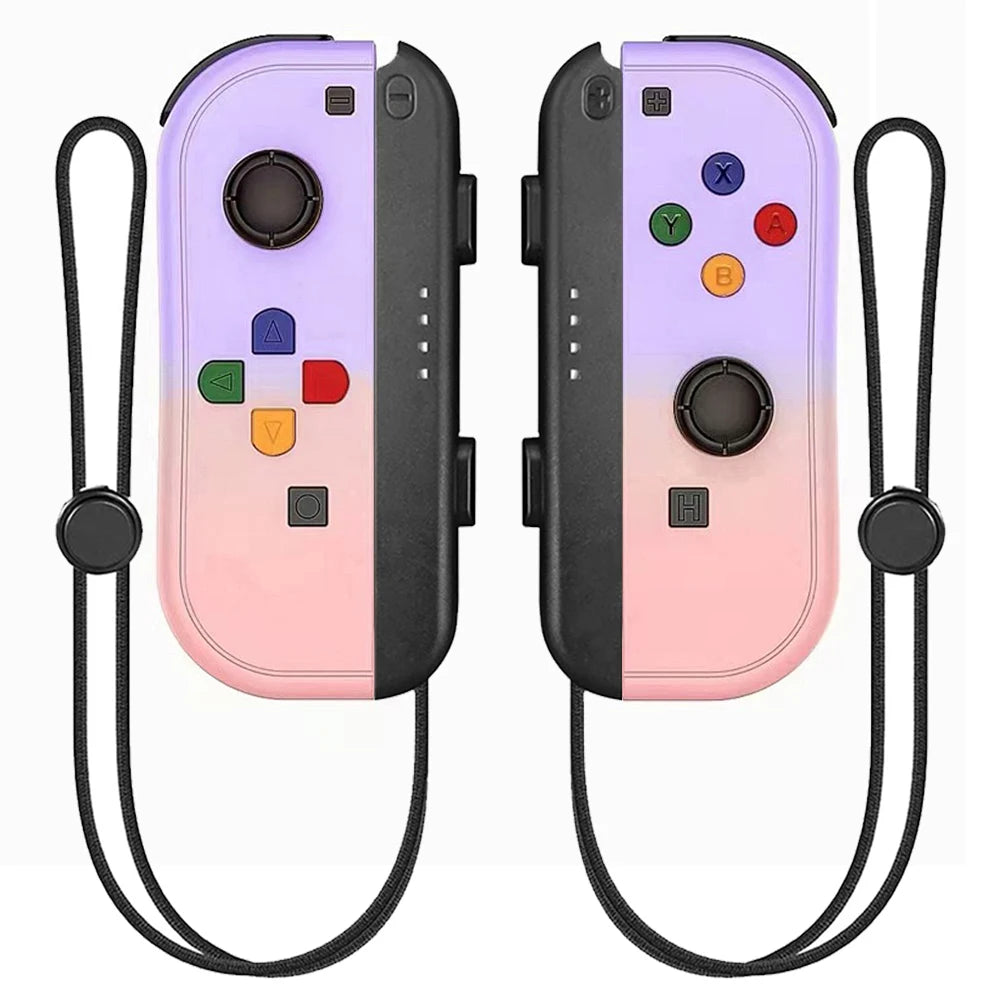 Manettes Joy-Con Bluetooth Sans Fil pour Nintendo Switch / OLED / Lite – Vibration, Turbo & Wake-Up