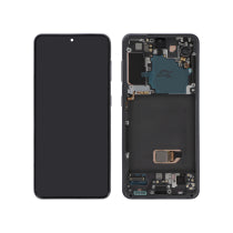 Ecran Complet Gris SAMSUNG Original S21 FIX ON