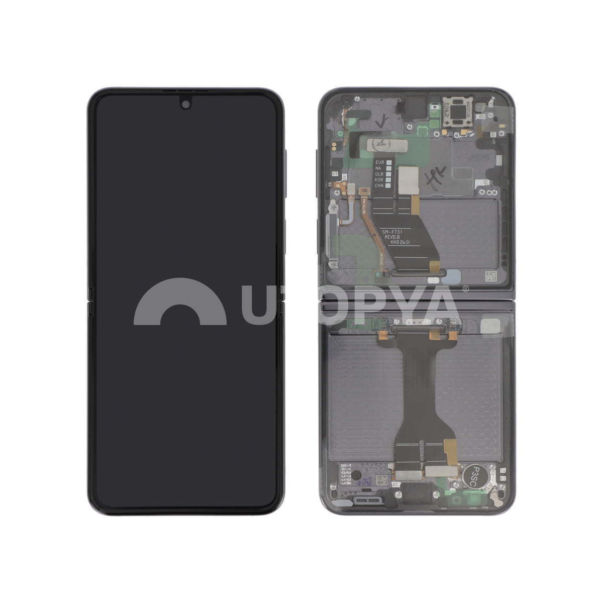 Ecran Complet Galaxy Z Flip5 Original Service pack (F731B) FIX ON