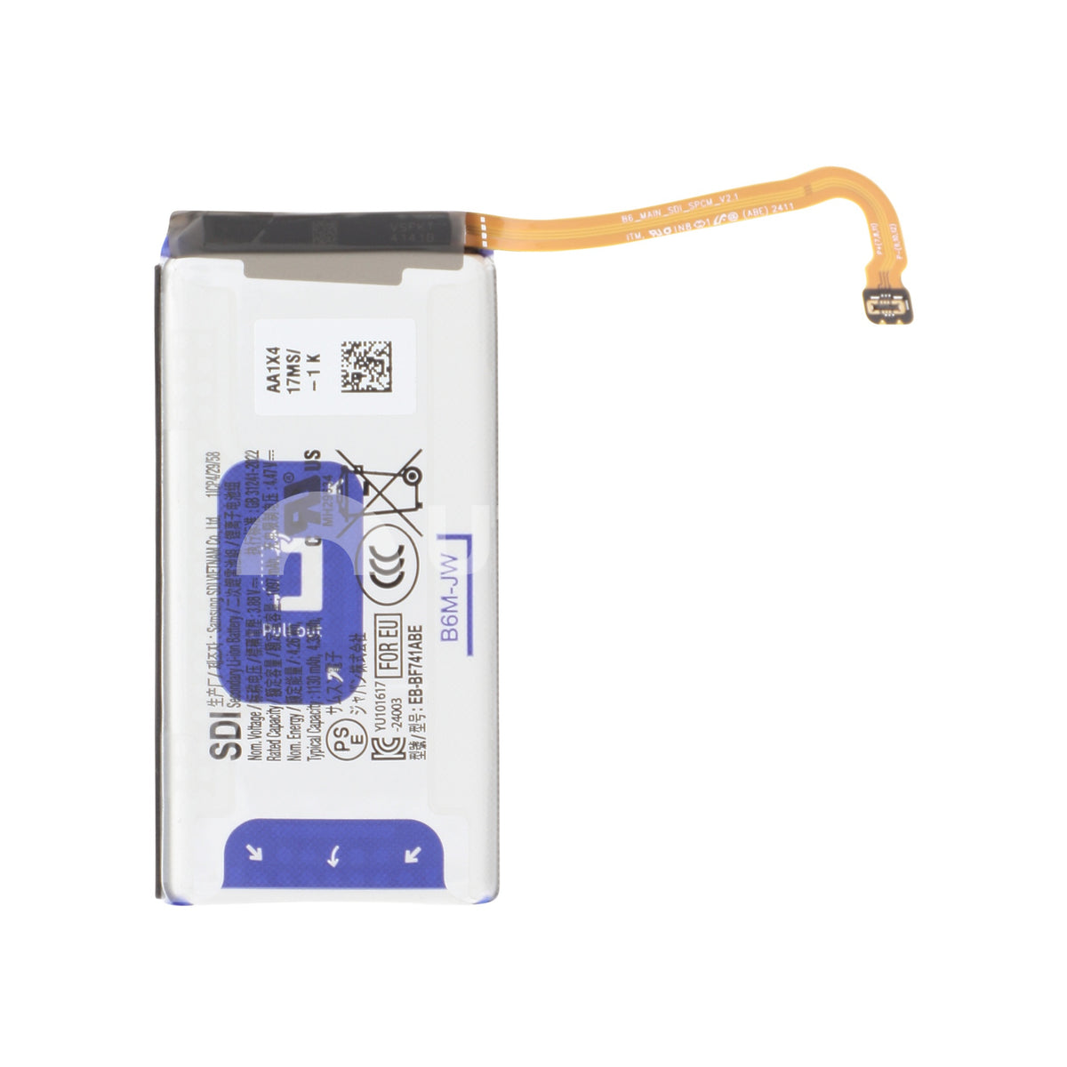 PACK 2 BATTERIES ZFLIP 6 ORIGINALES SERVICE PACK (F741B) FIX ON