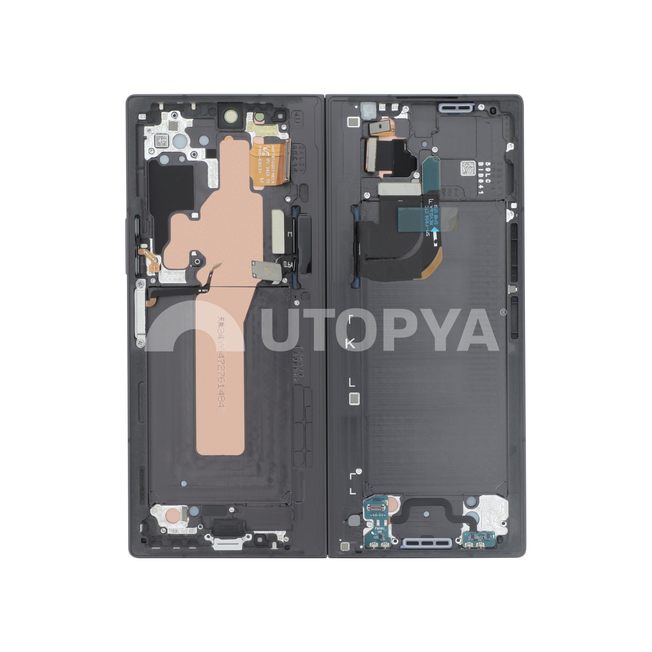 Ecran Complet Noir Galaxy Z Fold6 (F956B) Service Pack FIX ON